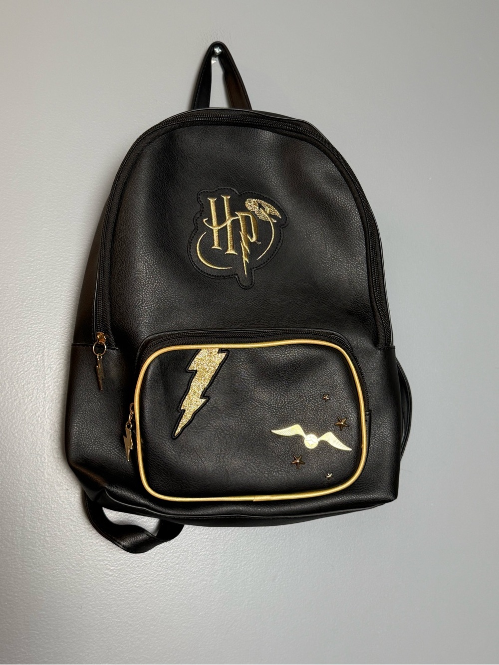 Harry Potter Golden Snitch Faux Leather Backpack / Rucksack – VGUC